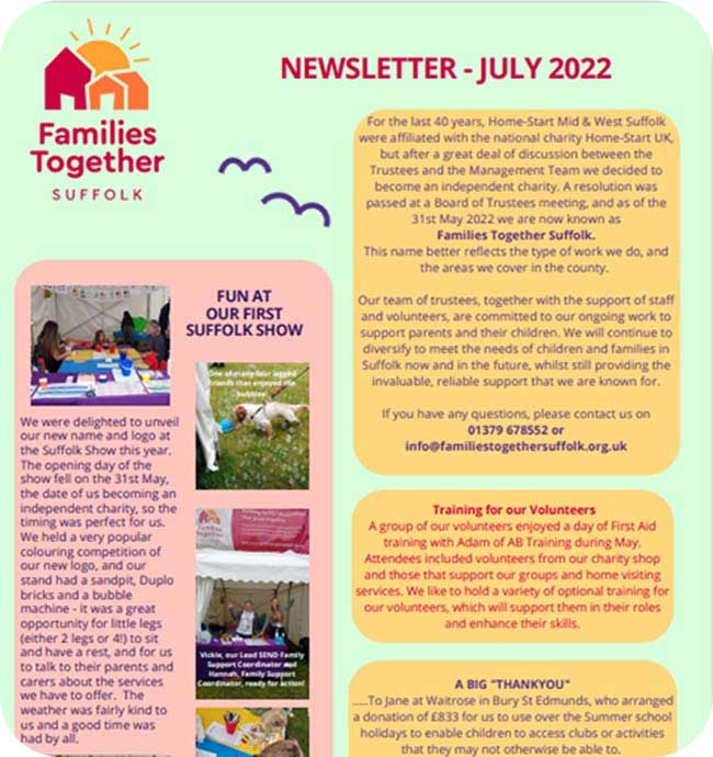 Families Together Newsletter